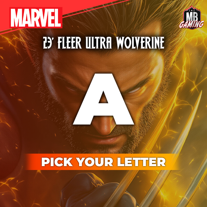 Marvel: 2024 Upper Deck Fleer Ultra Wolverine - 12 Hobby Box - Pick Your Letter (1 MASTER CASE)