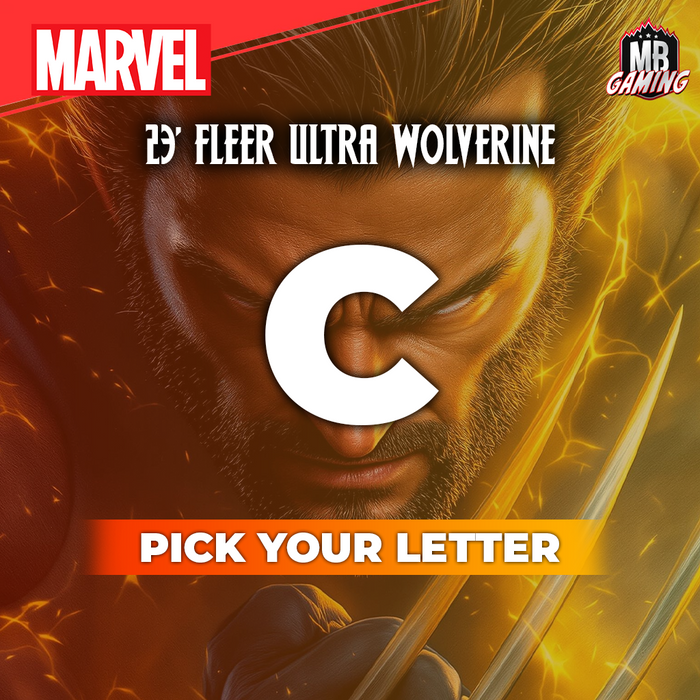 Marvel: 2024 Upper Deck Fleer Ultra Wolverine - 12 Hobby Box - Pick Your Letter (1 MASTER CASE)