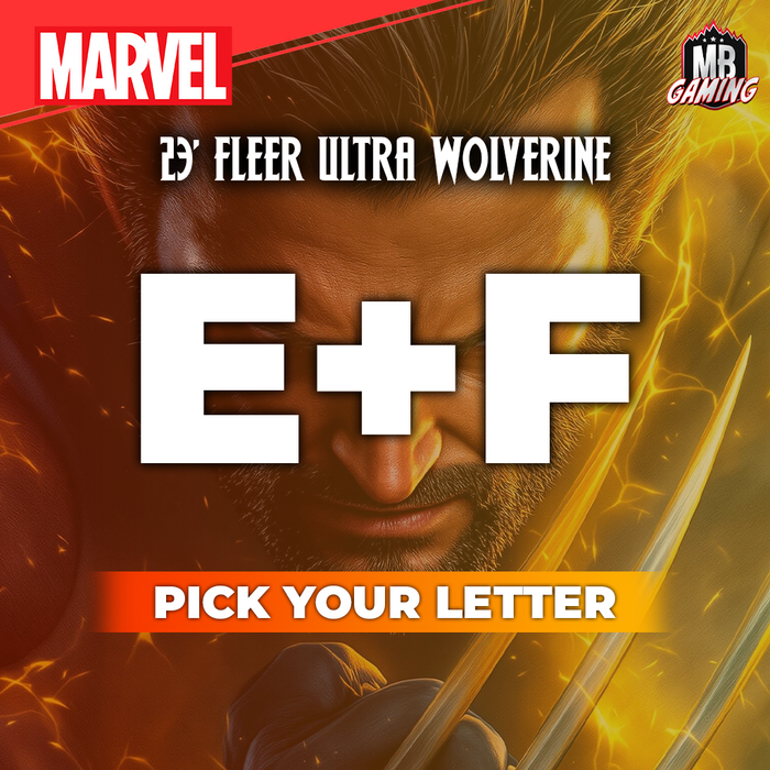 Marvel: 2024 Upper Deck Fleer Ultra Wolverine - 12 Hobby Box - Pick Your Letter (1 MASTER CASE)