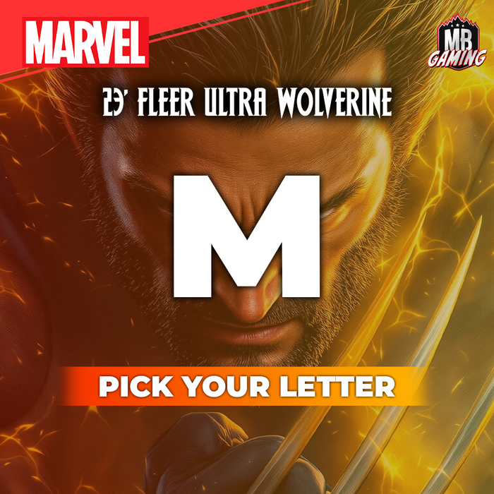 Marvel: 2024 Upper Deck Fleer Ultra Wolverine - 12 Hobby Box - Pick Your Letter (1 MASTER CASE)