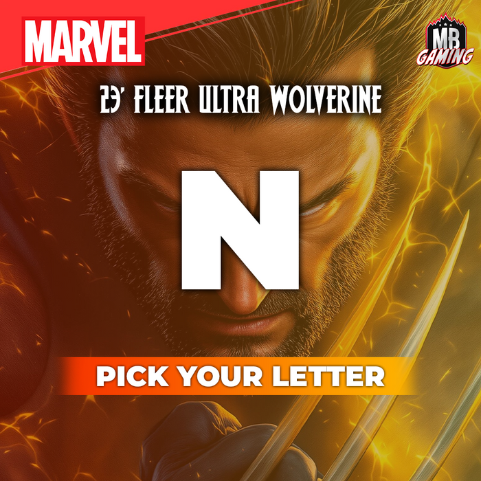 Marvel: 2024 Upper Deck Fleer Ultra Wolverine - 12 Hobby Box - Pick Your Letter (1 MASTER CASE)