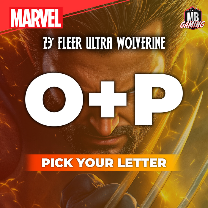 Marvel: 2024 Upper Deck Fleer Ultra Wolverine - 12 Hobby Box - Pick Your Letter (1 MASTER CASE)