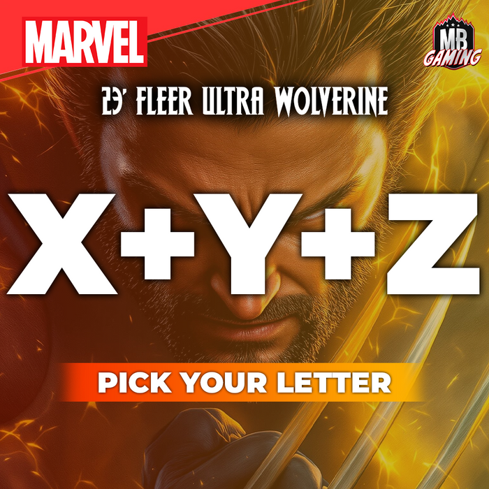 Marvel: 2024 Upper Deck Fleer Ultra Wolverine - 12 Hobby Box - Pick Your Letter (1 MASTER CASE)