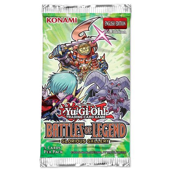 Yu-Gi-Oh: Battles of Legends: Glorious Gallery Booster Pack x3