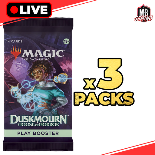 Magic The Gathering: Duskmourn: House of Horror Play Booster Pack (x3)