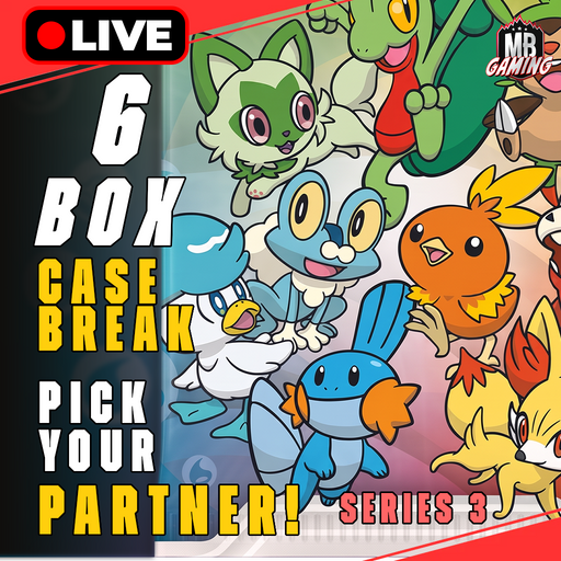 Pokemon: First Partner Illustration Series Box (Series 3)- Pick Your Partner - Case Break