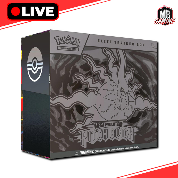 Pokemon: Mega Evolution Pitch Black (ME05) Elite Trainer Box