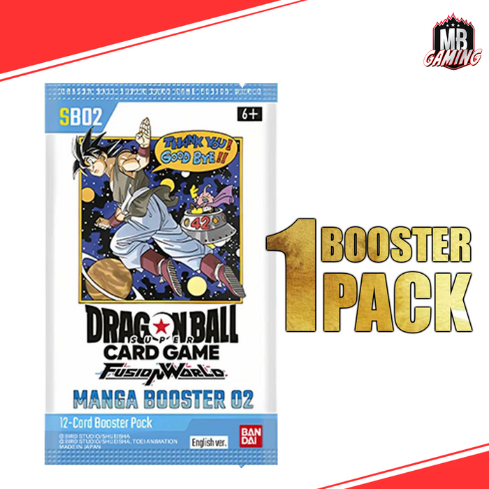 Dragon Ball Super: Manga Booster Volume 02 Booster Box