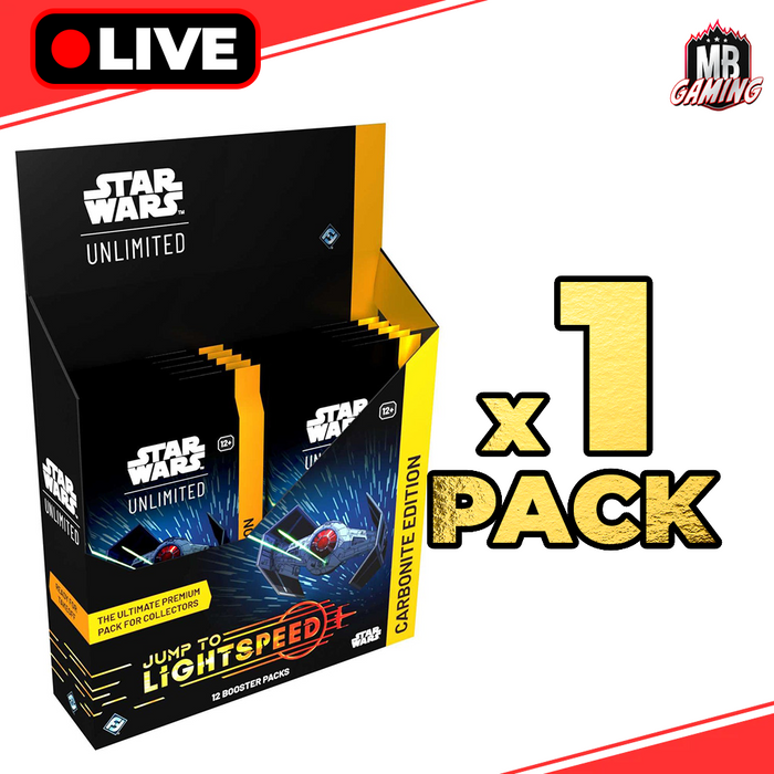 Star Wars: Unlimited - Jump to Lightspeed Carbonite Booster Pack