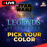 Star Wars Unlimited: Legends of the Force - Pick Your Color (4 Boosters + 1 Carbonite)
