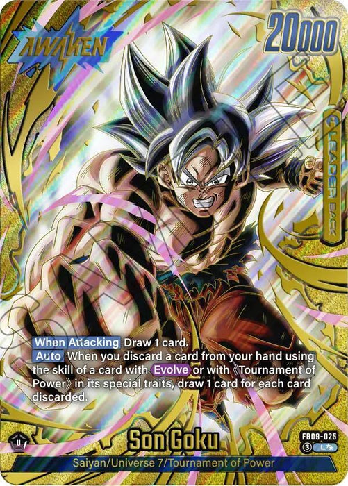 Dragon Ball Super: Fusion World - Son Goku - FB09-025 (Super Alternate Art) - Dual Evolution (FB09)